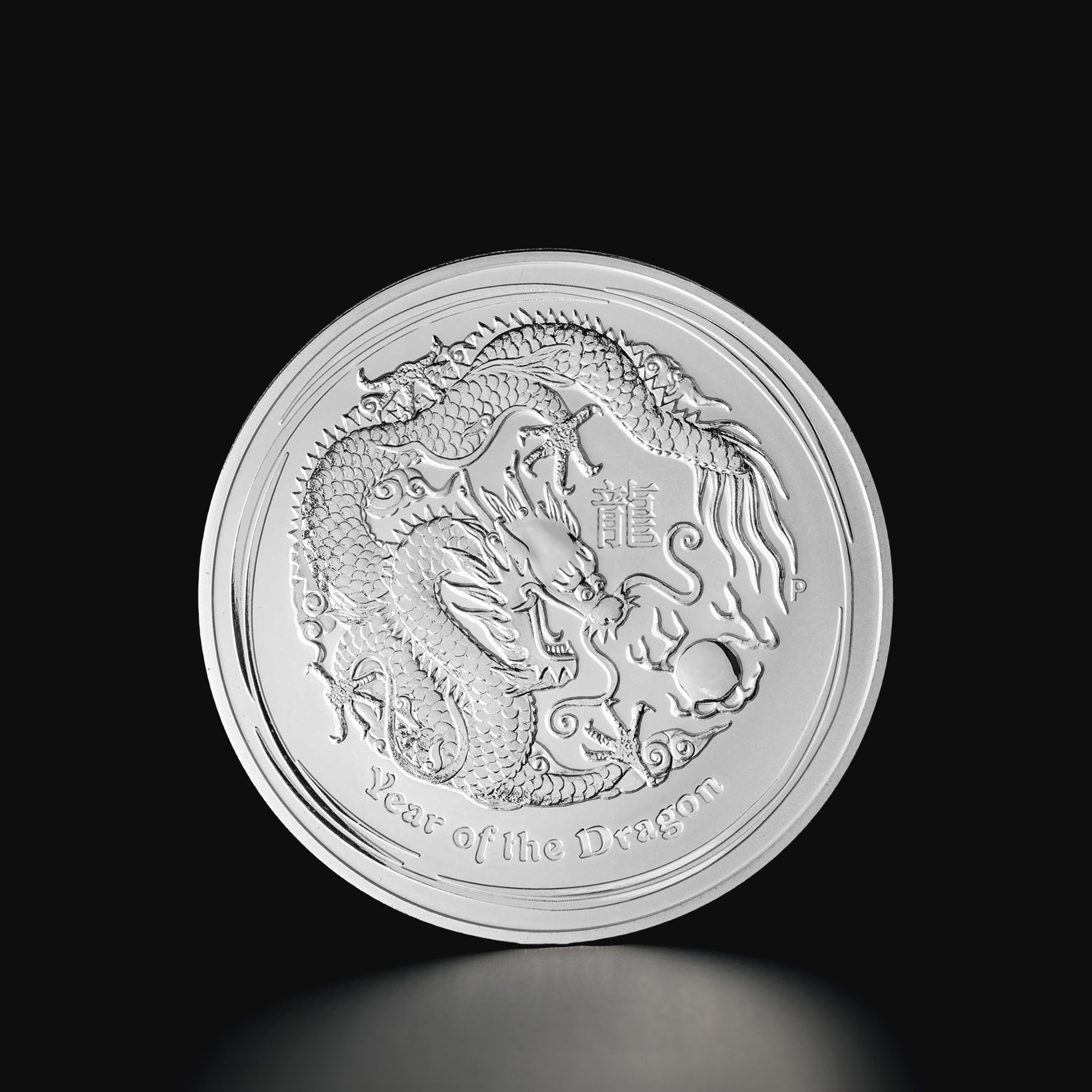 1 kg Australian Lunar Year of the Dragon 2012 Silver Coin - Tavex