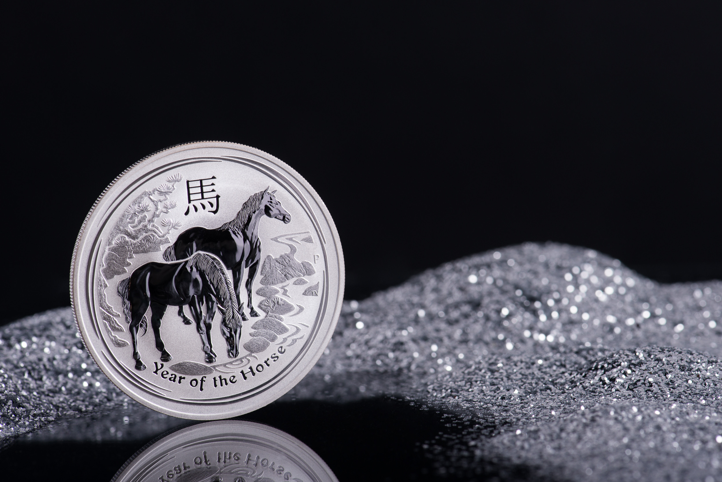 1 oz Australian Lunar Year of the Horse 2014 Silver Coin - Tavex