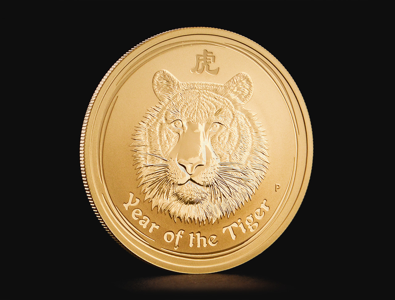 1 oz Australian Lunar Year of the Tiger 2010 Gold Coin