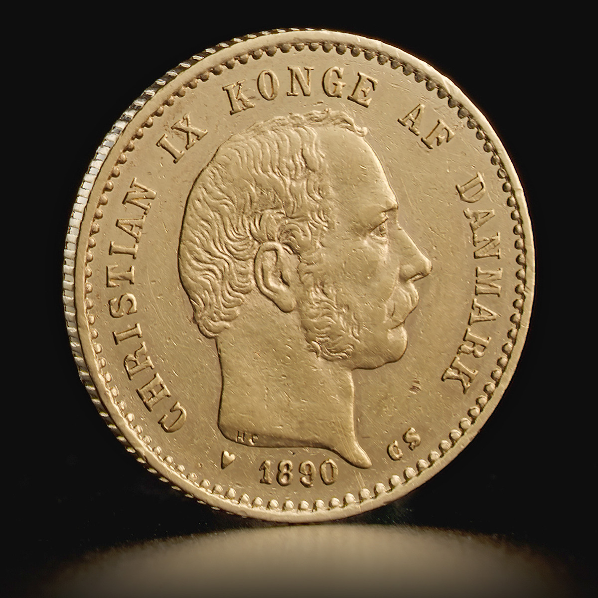 Danish 20 kroner Christian IX Gold Coin - Tavex - Valuutta, Kulta, Hopea